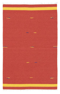Tapis Kelim - Tendance - 180 x 120 cm - rouge