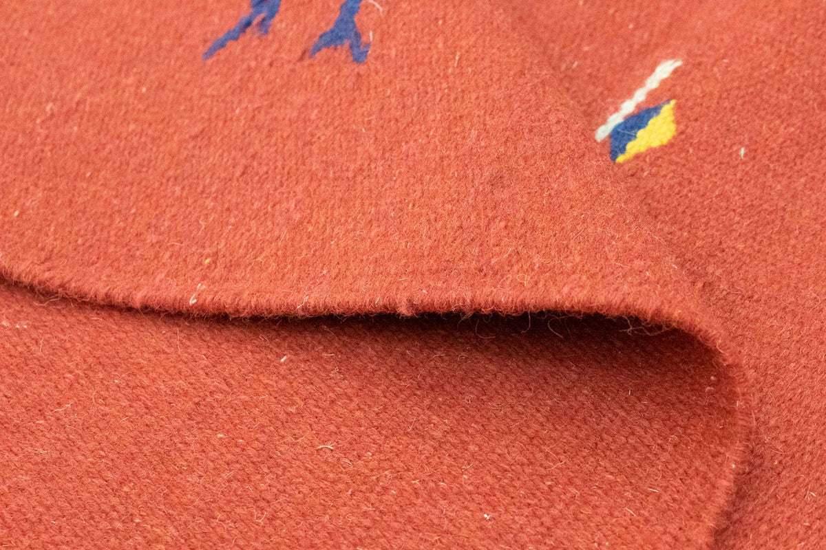 Tapis Kelim - Tendance - 180 x 120 cm - rouge