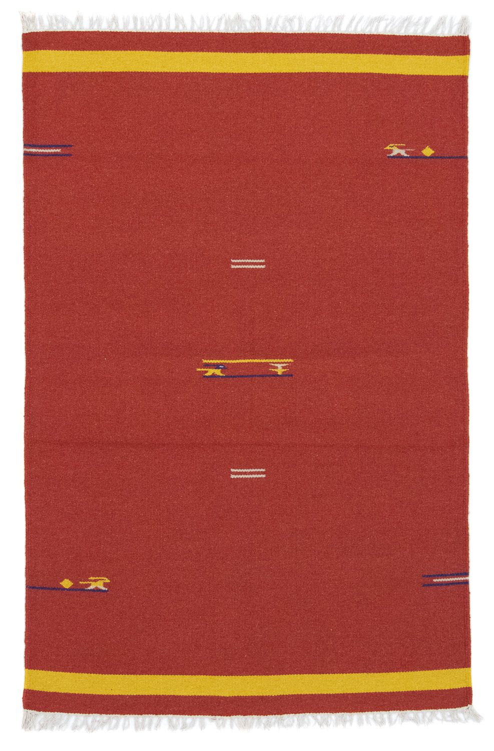 Tapis Kelim - Tendance - 180 x 120 cm - rouge