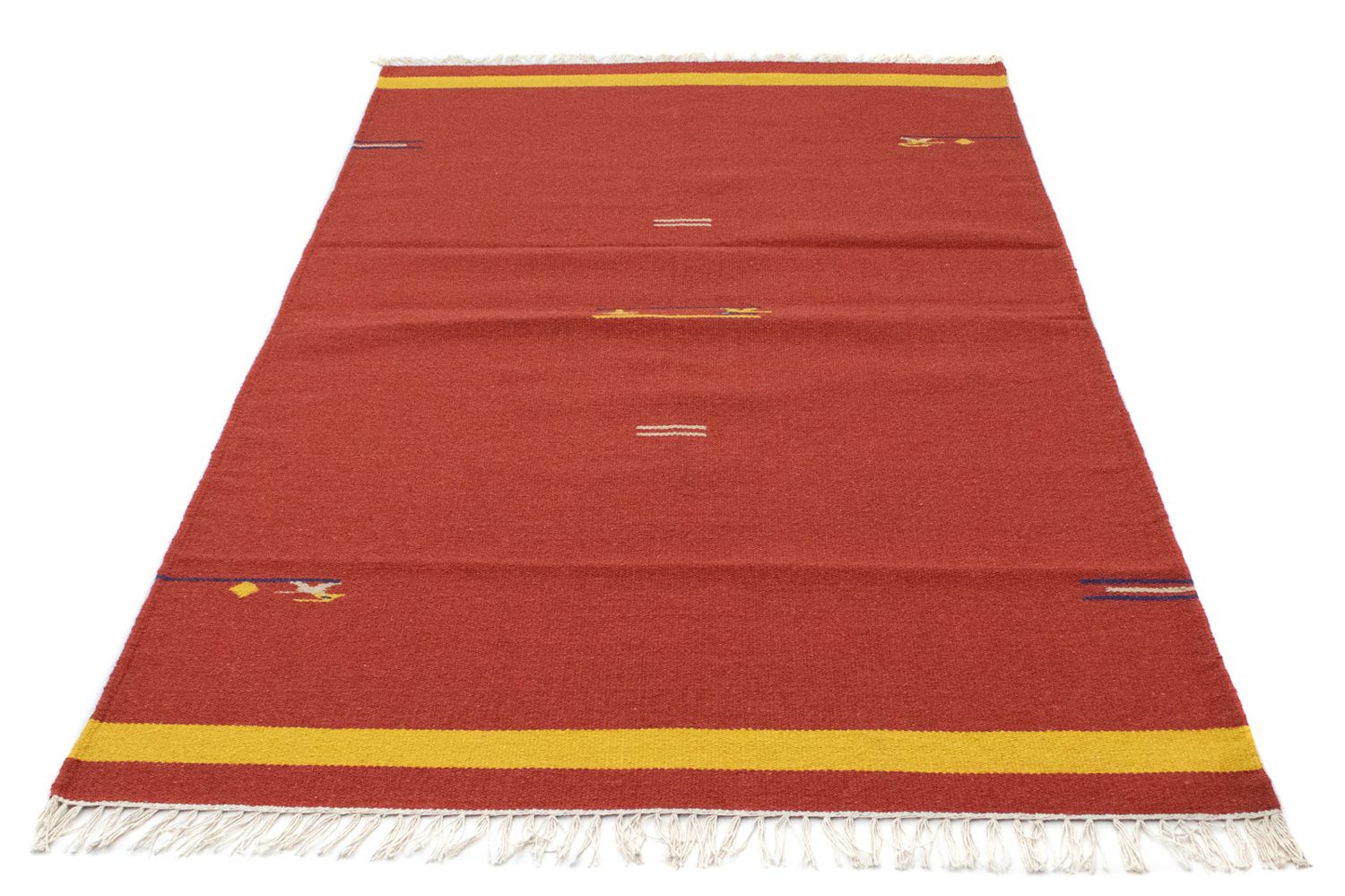 Tapis Kelim - Tendance - 180 x 120 cm - rouge