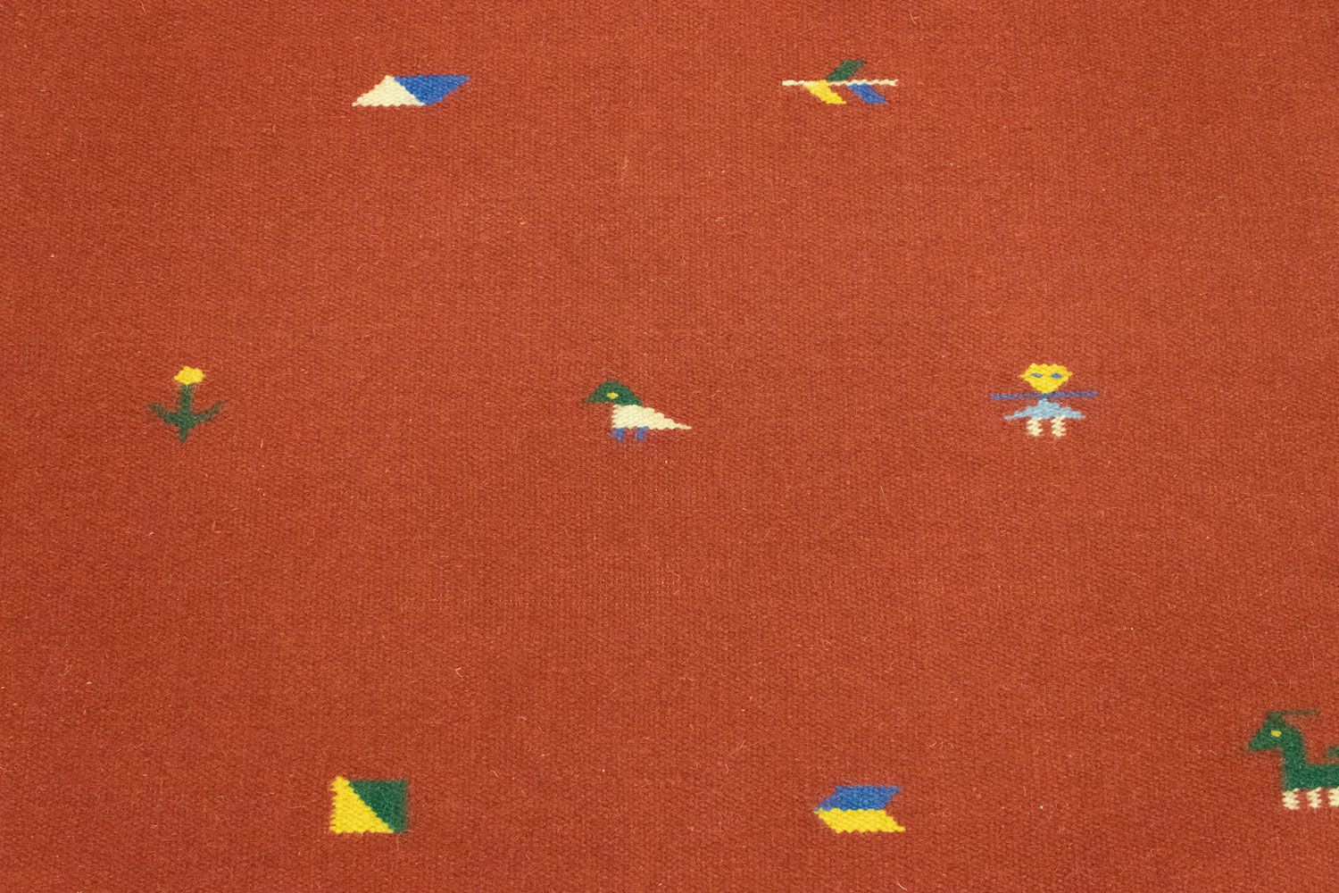 Tapis Kelim - Tendance - 180 x 120 cm - rouge