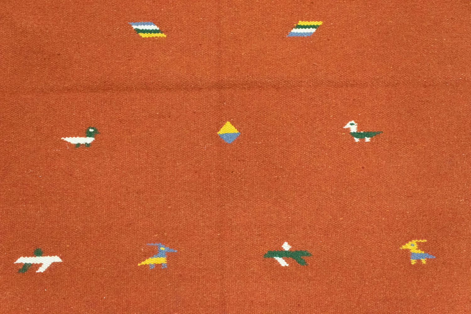 Tapis Kelim - Tendance - 180 x 120 cm - orange