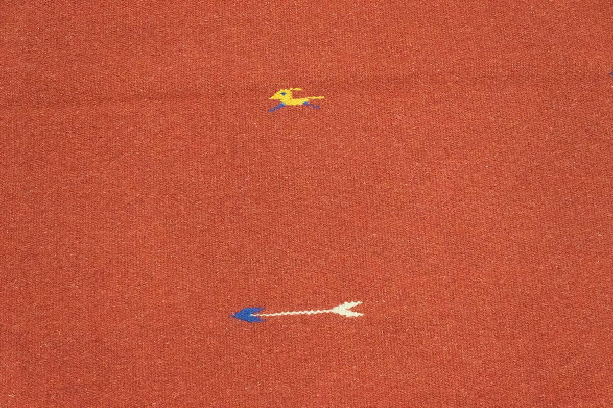 Tapis Kelim - Tendance - 180 x 120 cm - rouge