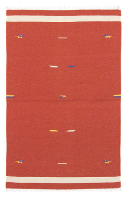 Tapis Kelim - Tendance - 180 x 120 cm - rouge
