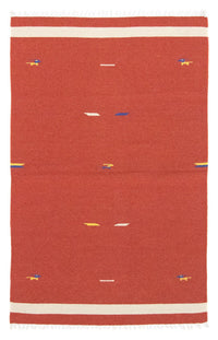 Tapis Kelim - Tendance - 180 x 120 cm - rouge