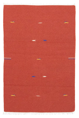 Tapis Kelim - Tendance - 180 x 120 cm - rouge
