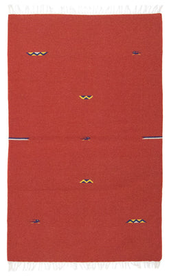 Tapis Kelim - Tendance - 180 x 120 cm - rouge