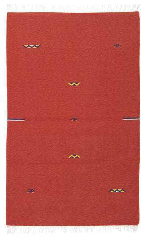 Tapis Kelim - Tendance - 180 x 120 cm - rouge