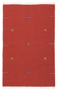 Tapis Kelim - Tendance - 180 x 120 cm - rouge