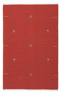 Tapis Kelim - Tendance - 180 x 120 cm - rouge