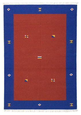 Tapis Kelim - Tendance - 180 x 120 cm - rouge