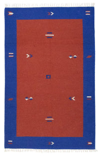 Tapis Kelim - Tendance - 180 x 120 cm - rouge