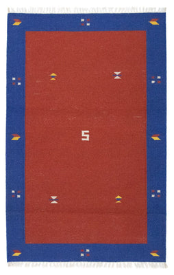 Tapis Kelim - Tendance - 180 x 120 cm - rouge