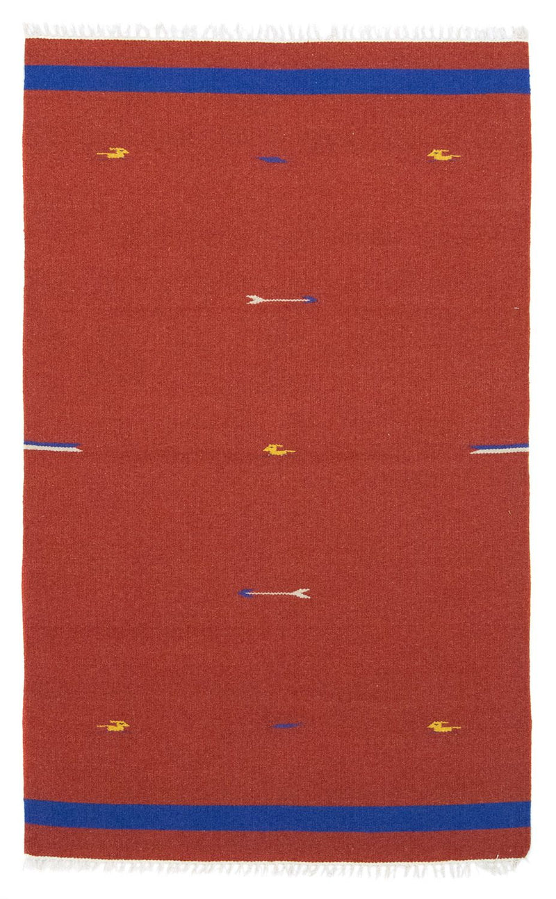 Tapis Kelim - Tendance - 180 x 120 cm - rouge