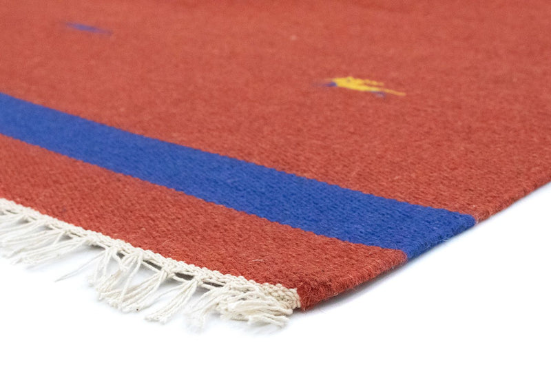 Tapis Kelim - Tendance - 180 x 120 cm - rouge