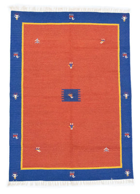 Tapis Kelim - Tendance - 200 x 140 cm - orange
