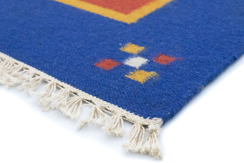 Tapis Kelim - Tendance - 200 x 140 cm - orange