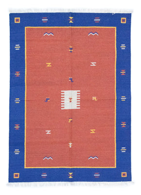 Tapis Kelim - Tendance - 200 x 140 cm - rouge