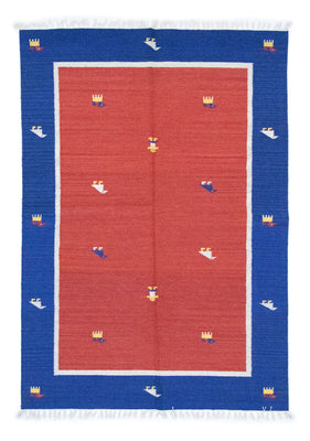 Tapis Kelim - Tendance - 200 x 140 cm - rouge