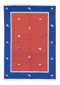 Tapis Kelim - Tendance - 200 x 140 cm - rouge