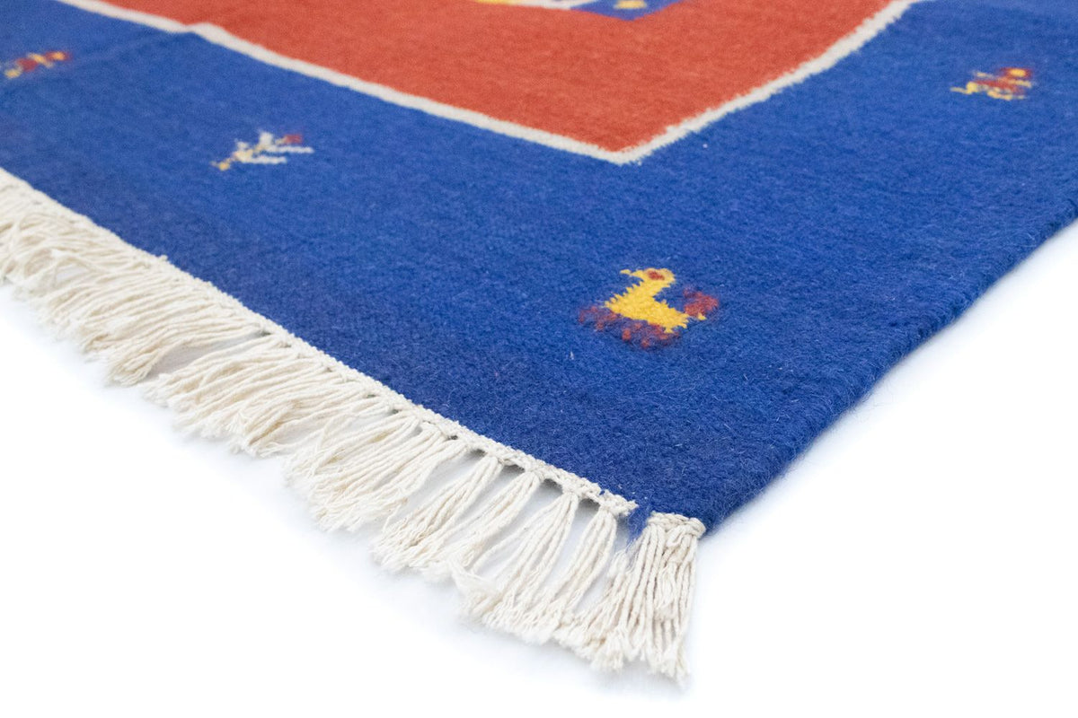 Tapis Kelim - Tendance - 200 x 140 cm - rouge