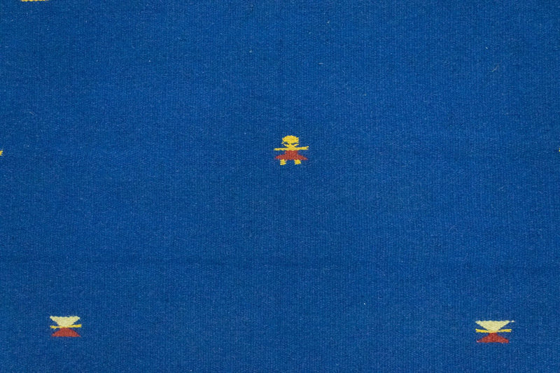 Tapis Kelim - Tendance - 180 x 120 cm - bleu