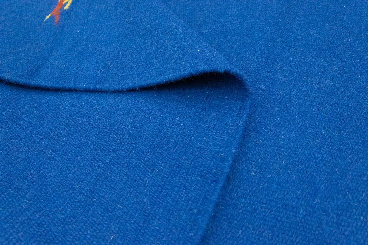 Tapis Kelim - Tendance - 180 x 120 cm - bleu