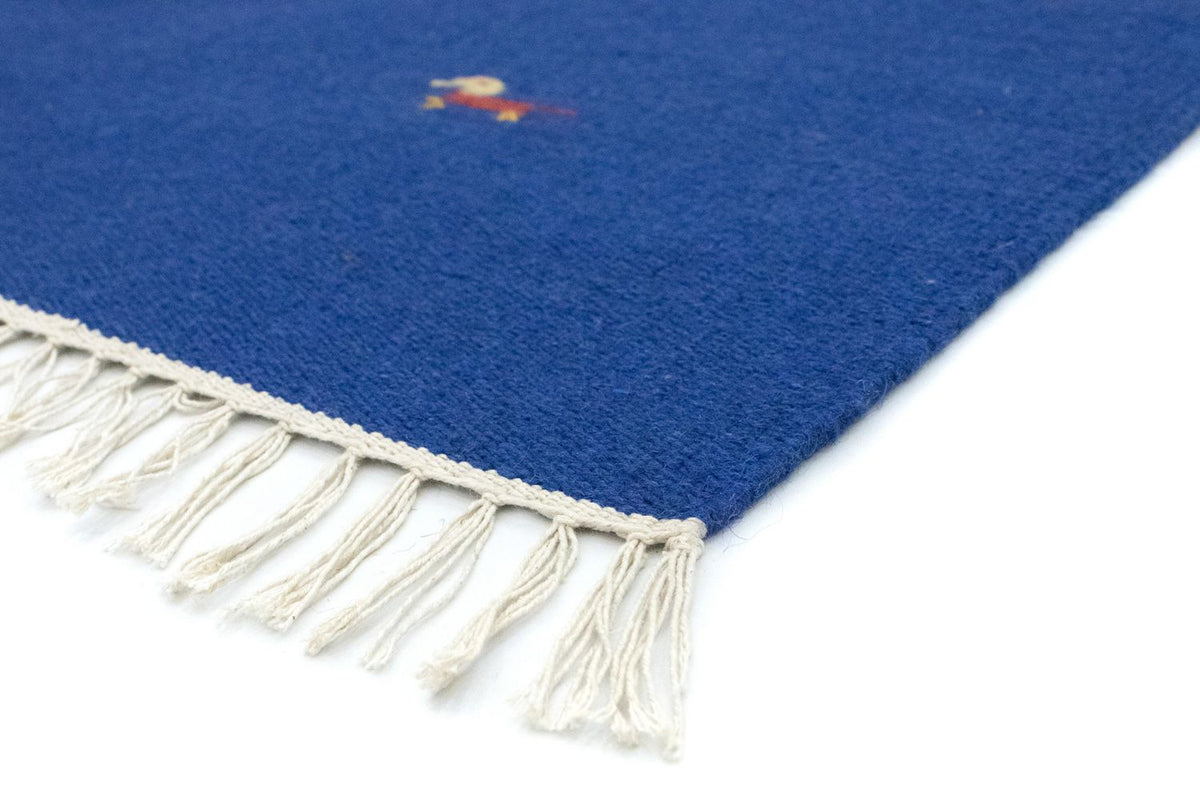 Tapis Kelim - Tendance - 180 x 120 cm - bleu