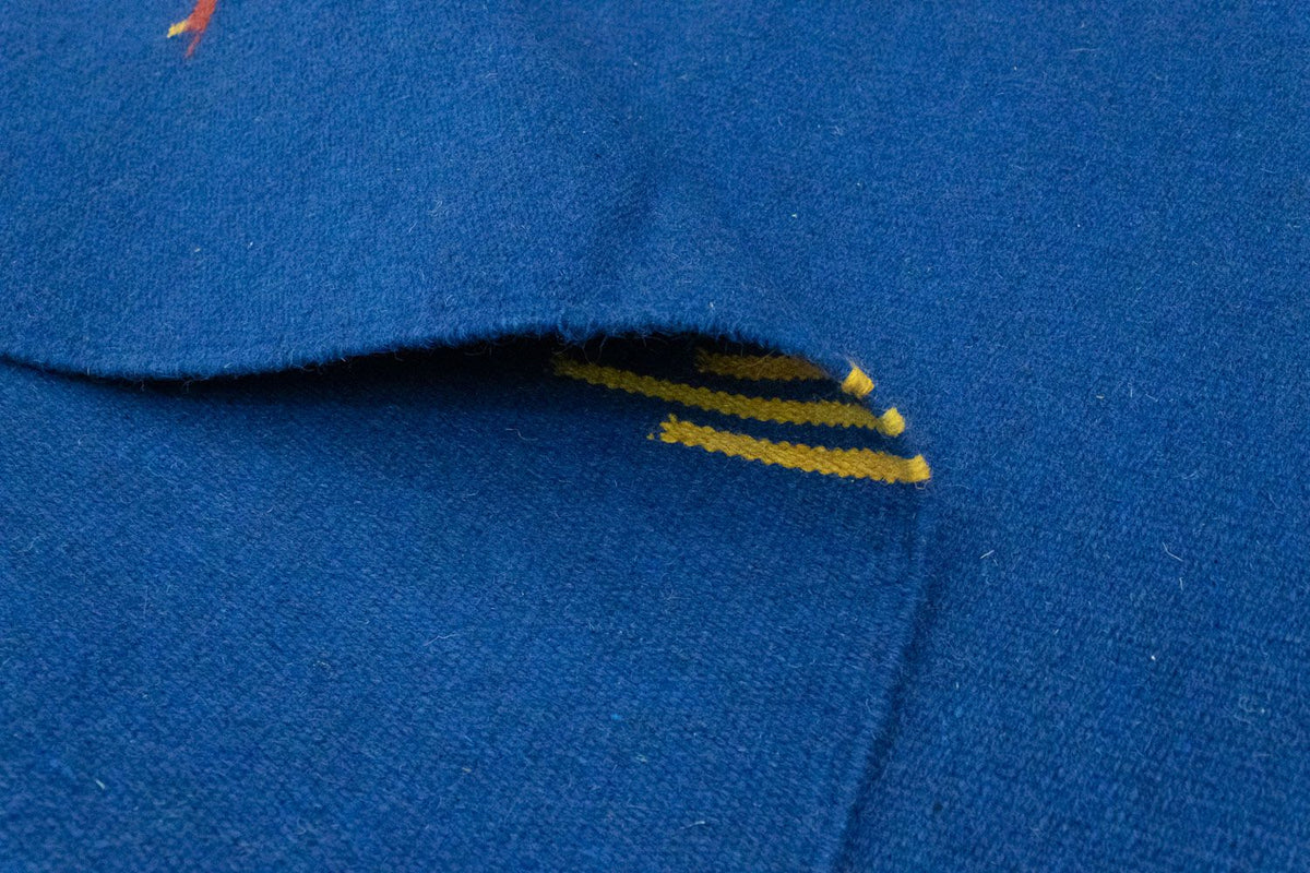 Tapis Kelim - Tendance - 180 x 120 cm - bleu