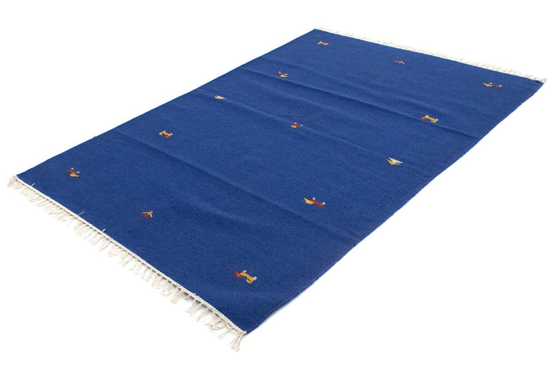 Tapis Kelim - Tendance - 180 x 120 cm - bleu