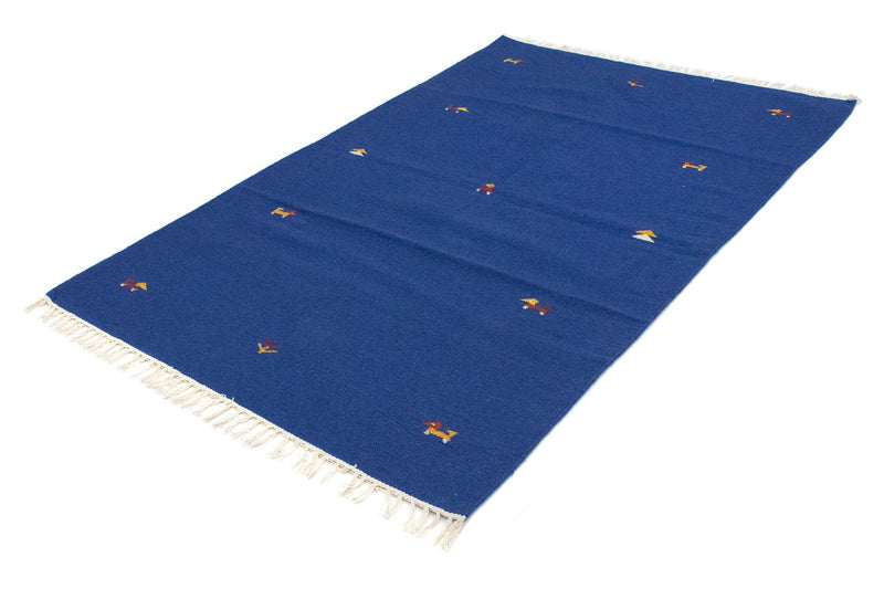 Tapis Kelim - Tendance - 180 x 120 cm - bleu