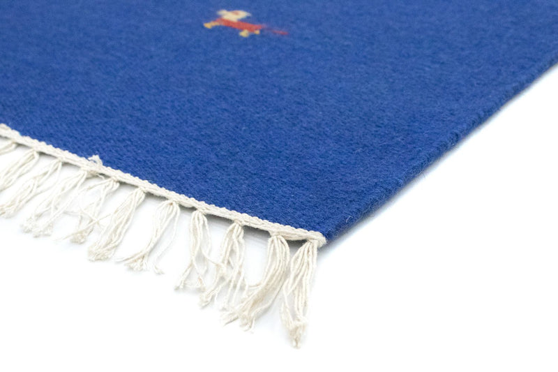 Tapis Kelim - Tendance - 180 x 120 cm - bleu