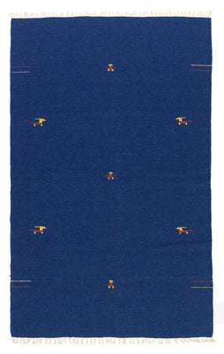 Tapis Kelim - Tendance - 180 x 120 cm - bleu