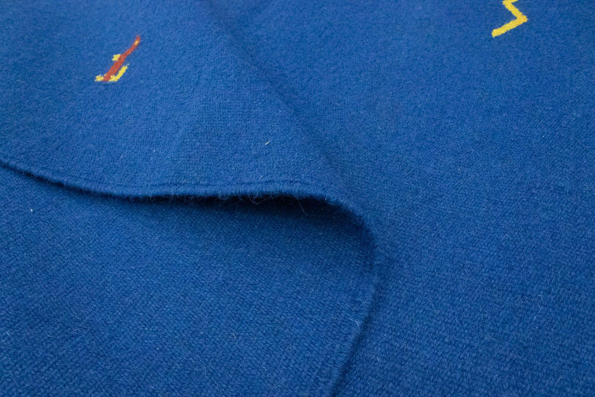 Tapis Kelim - Tendance - 180 x 120 cm - bleu