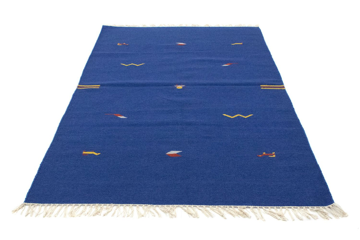 Tapis Kelim - Tendance - 180 x 120 cm - bleu