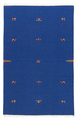 Tapis Kelim - Tendance - 180 x 120 cm - bleu