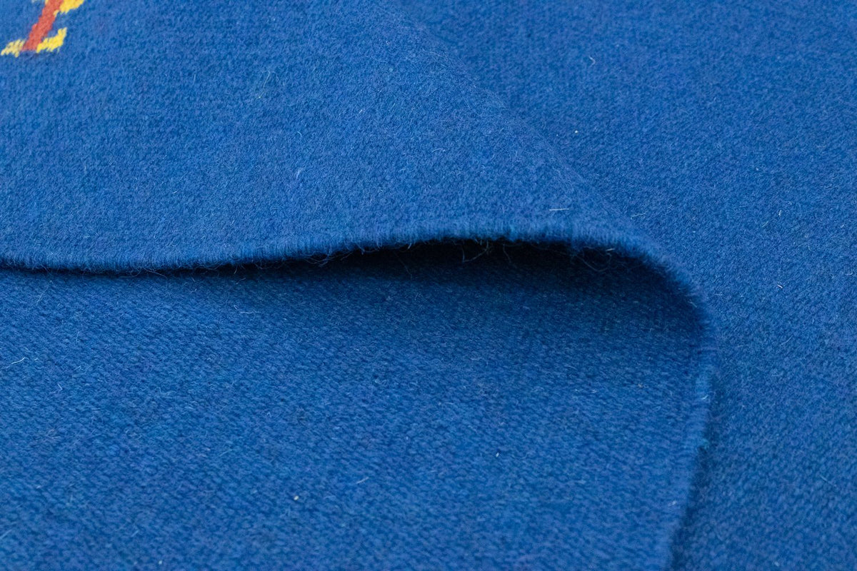 Tapis Kelim - Tendance - 180 x 120 cm - bleu