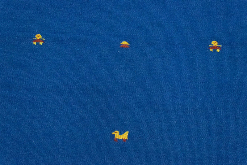 Tapis Kelim - Tendance - 180 x 120 cm - bleu