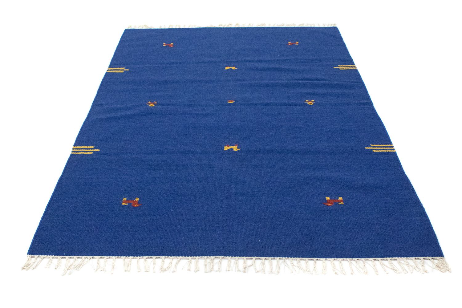 Tapis Kelim - Tendance - 180 x 120 cm - bleu