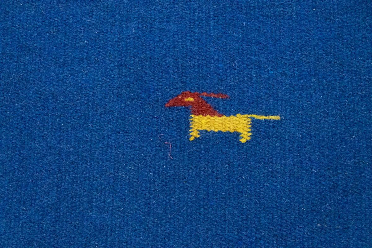 Tapis Kelim - Tendance - 180 x 120 cm - bleu