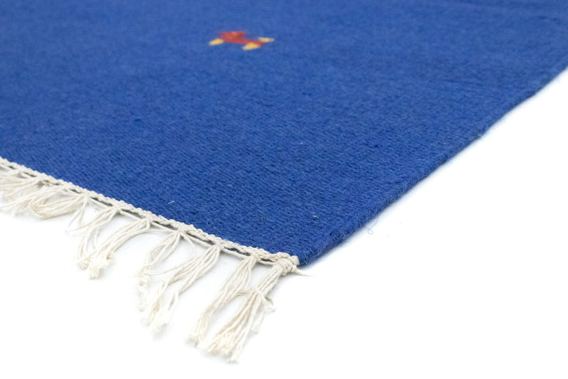 Tapis Kelim - Tendance - 180 x 120 cm - bleu