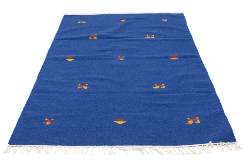 Tapis Kelim - Tendance - 180 x 120 cm - bleu