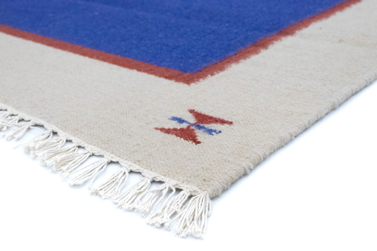 Tapis Kelim - Tendance - 180 x 120 cm - bleu