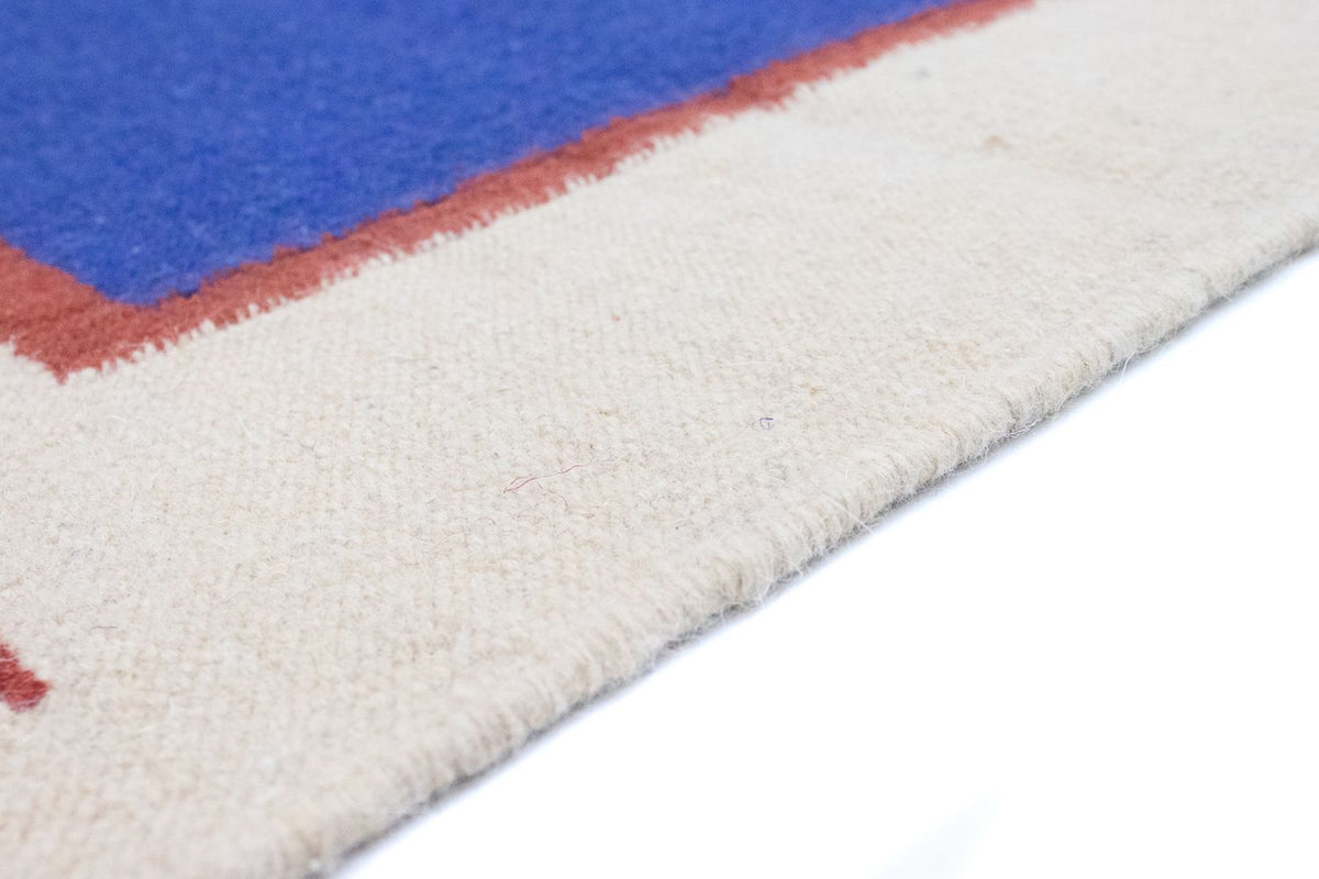 Tapis Kelim - Tendance - 180 x 120 cm - bleu