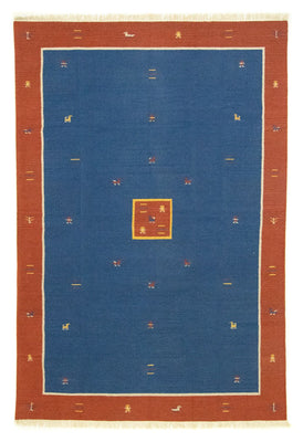 Tapis Kelim - Tendance - 300 x 200 cm - bleu