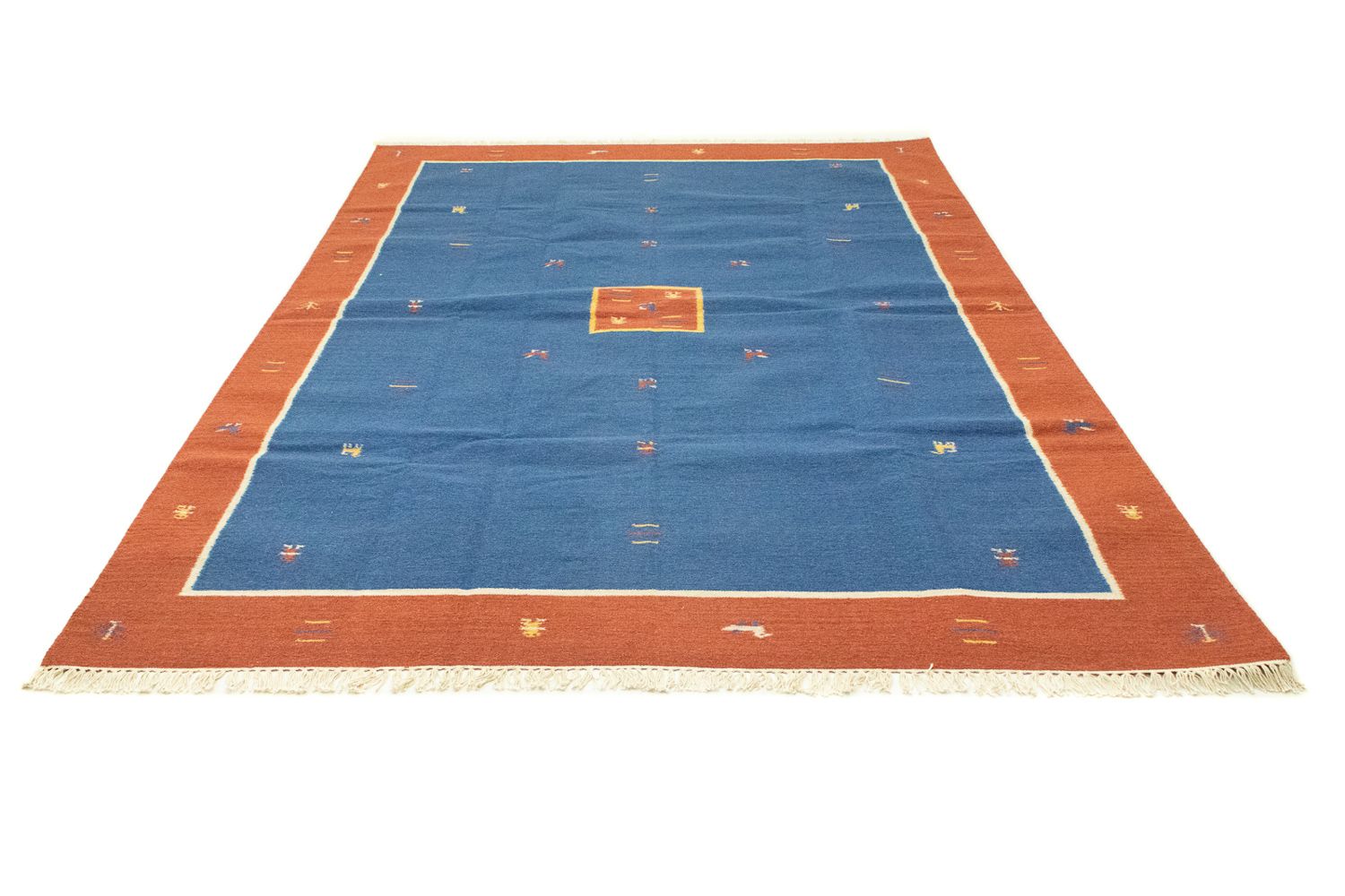 Tapis Kelim - Tendance - 300 x 200 cm - bleu