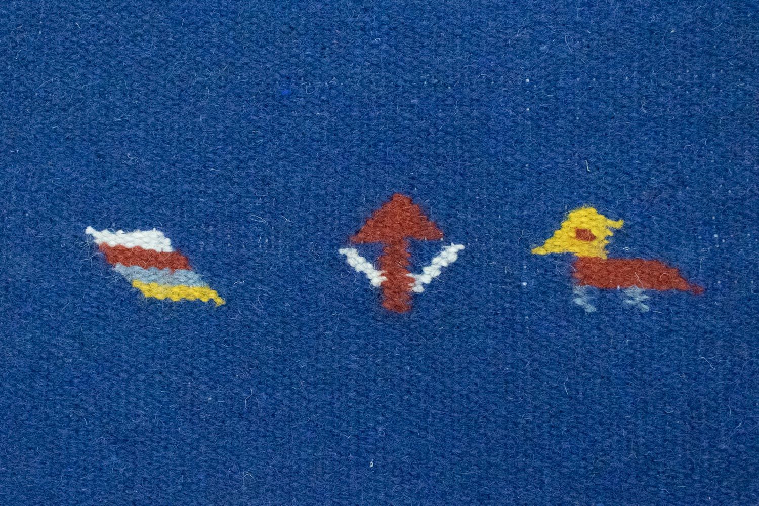 Tapis Kelim - Tendance - 180 x 120 cm - bleu