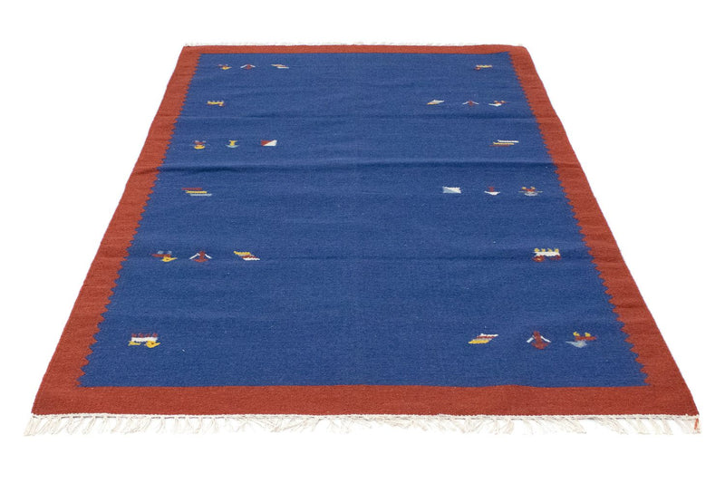 Tapis Kelim - Tendance - 180 x 120 cm - bleu