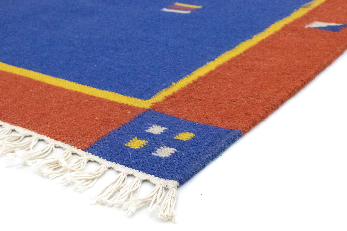Tapis Kelim - Tendance - 180 x 120 cm - bleu
