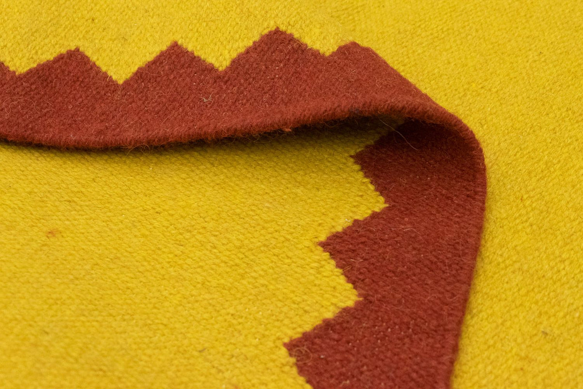 Tapis Kelim - Tendance - 180 x 120 cm - jaune